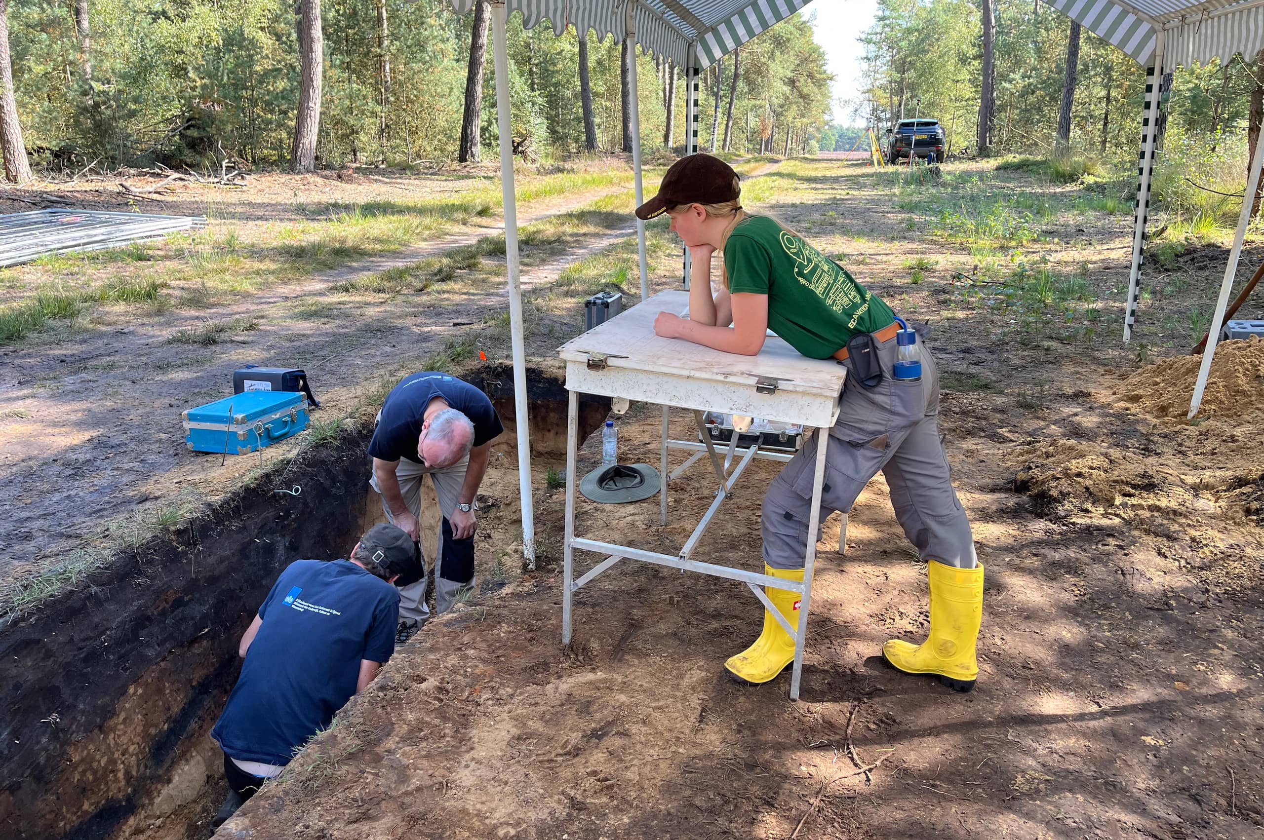 Tekenen en bemonsteren archeologisch onderzoek Leuvenum (Ermelo)