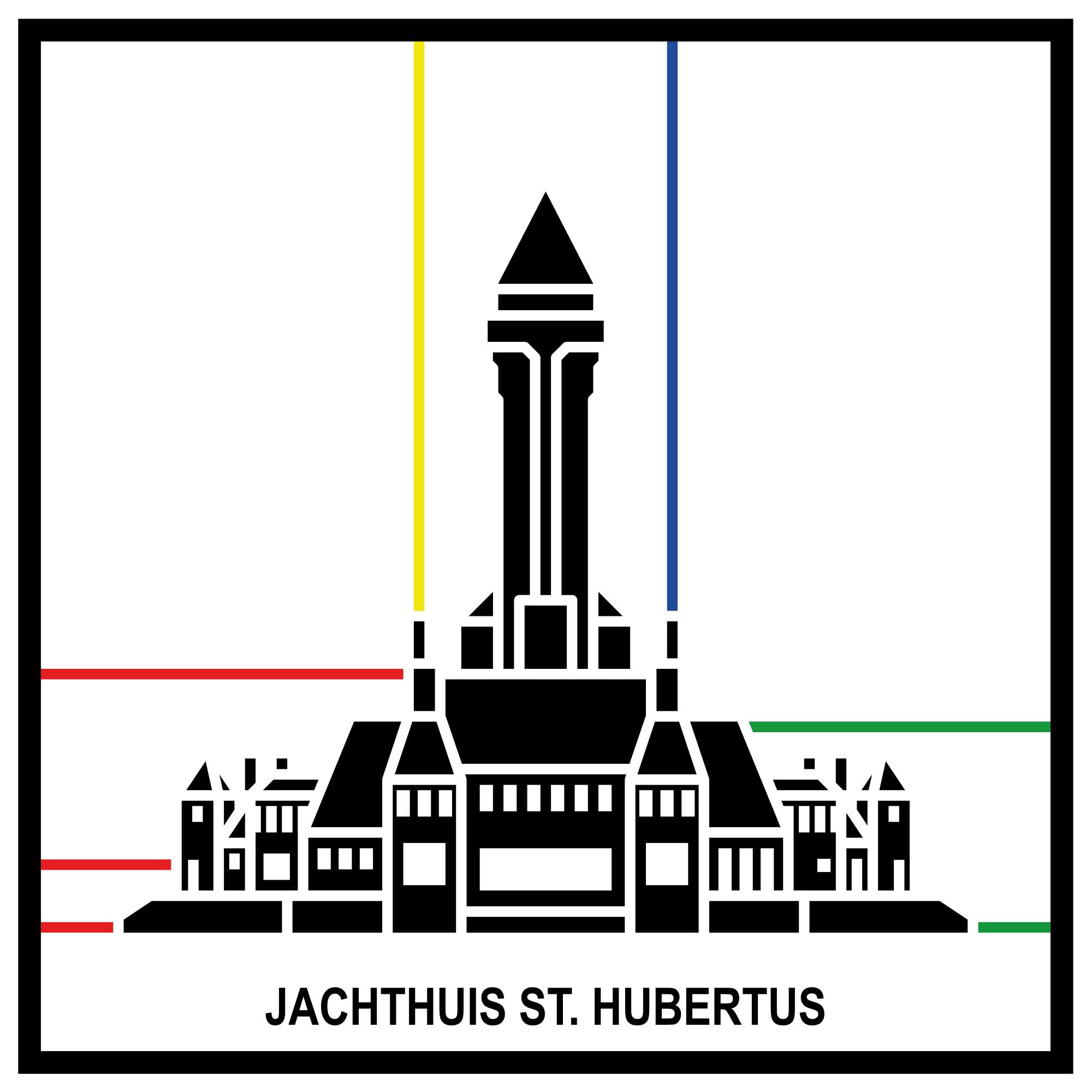 Grafisch ontwerp van Jachthuis Sint Hubertus