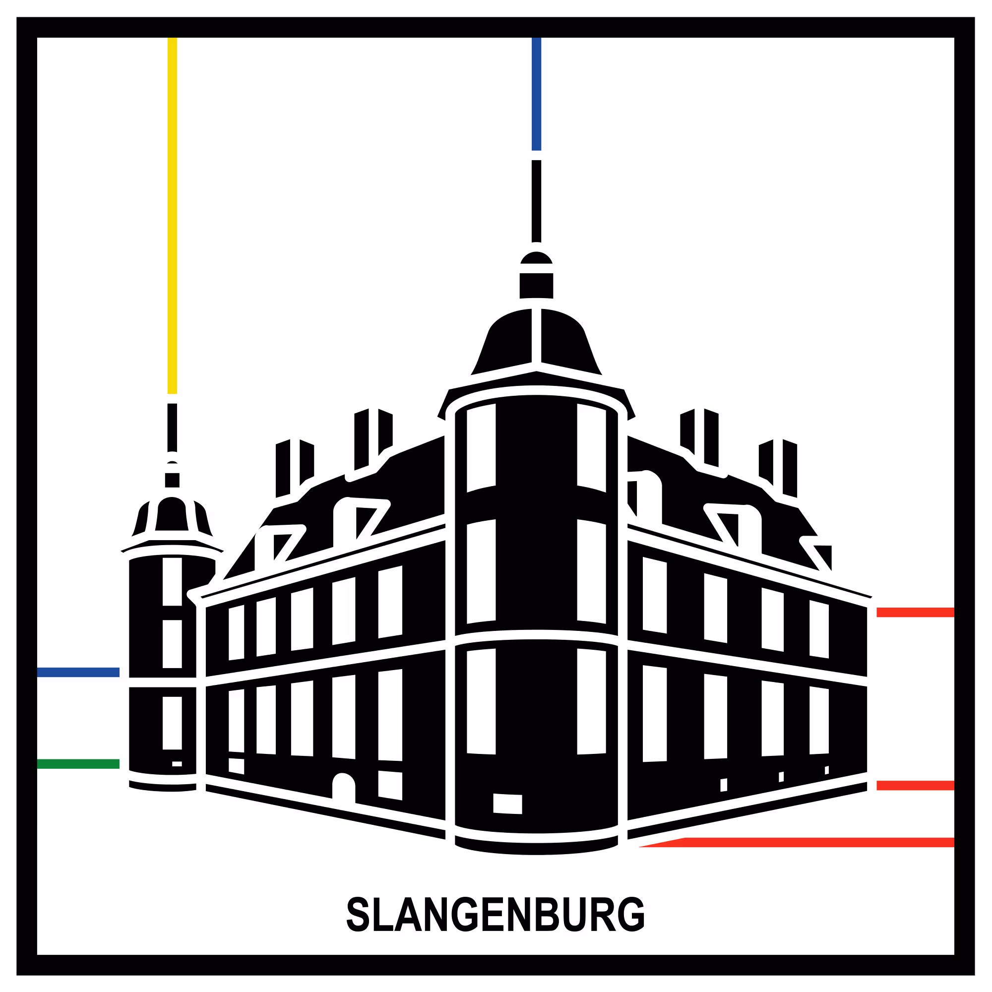 Grafisch ontwerp van Kasteel Slangenburg