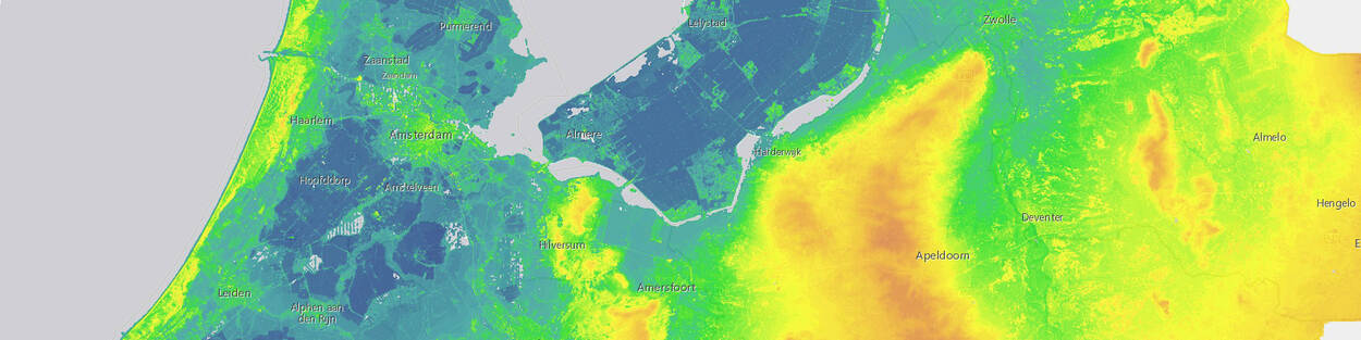 Actueel Hoogtebestand Nederland