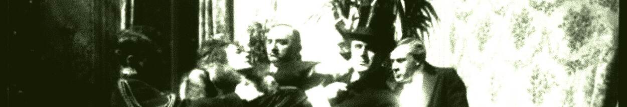 Still uit de film Duivel uit 1917 van Theo Frenkel sr. Frenkel overleed in 1956 en had geen erfgenamen
