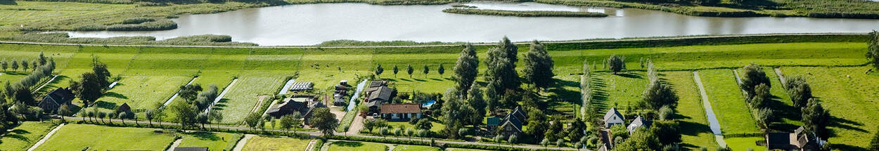 Uiterwaard bij de Lek in Zuid-Holland