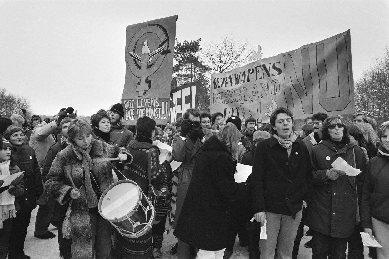 paasdemonstratie in havelteberg 1981