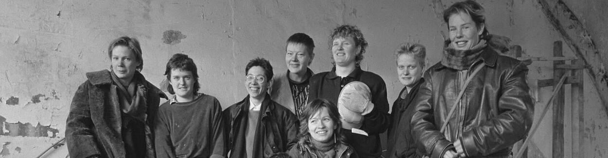 Vrouwelijke bouwvakkers in de jaren 80