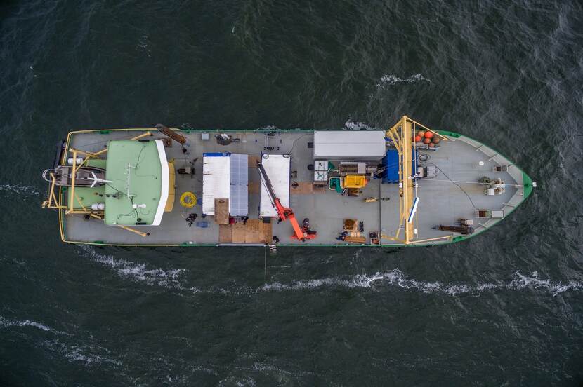 Werkschip RCE onderzoek Burgzand Noord 9