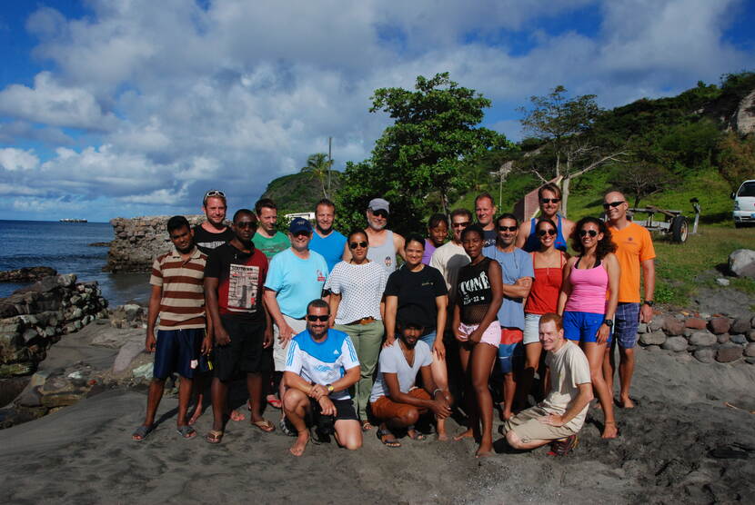 Een UNESCO training Course op St. Eustatius