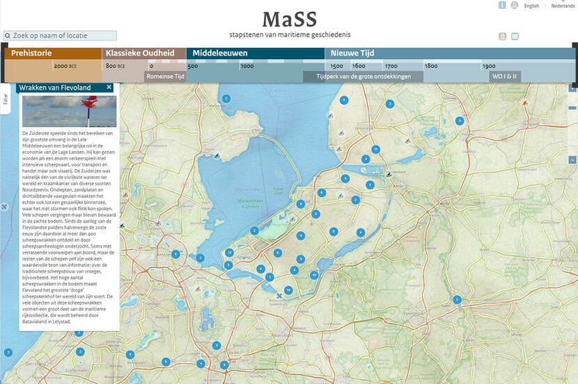 De Wrakken van Flevoland themapagina op MaSS.