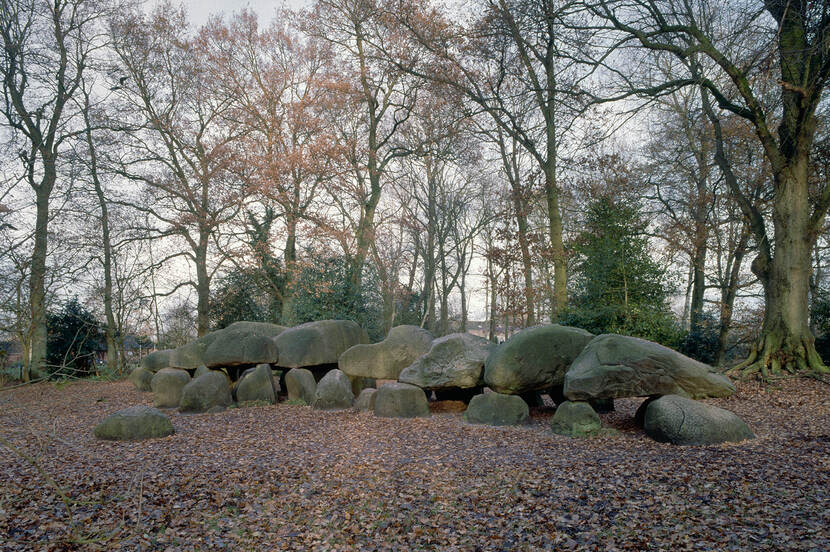 Hunebed bij Borger in Drenthe.