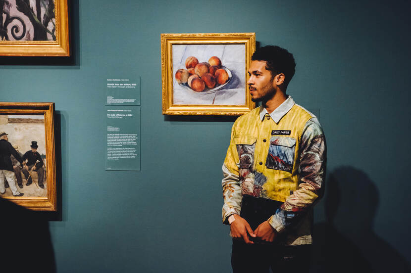 Beeldbreker Nigel geeft een rondleiding in het Van Gogh Museum