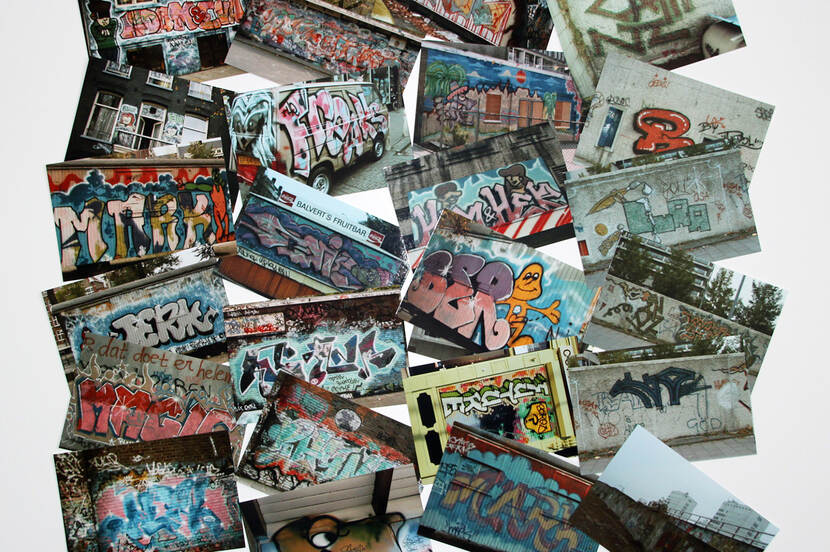 Collectiestukken uit de Dutch Graffiti Library