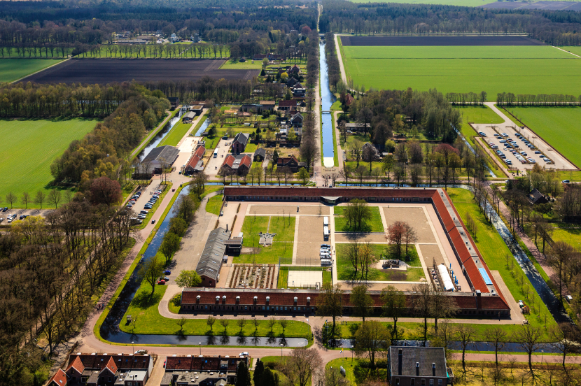 Luchtfoto van Veenhuizen