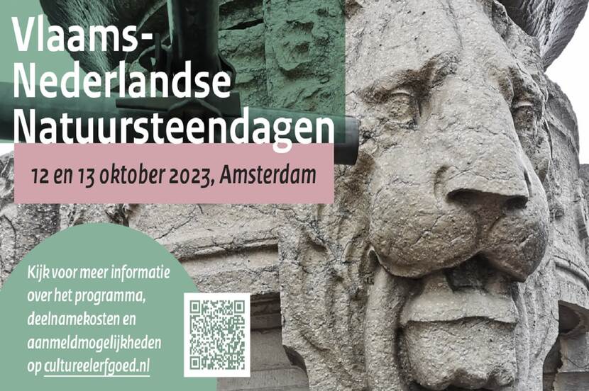 Flyer met informatie over de Natuursteendagen