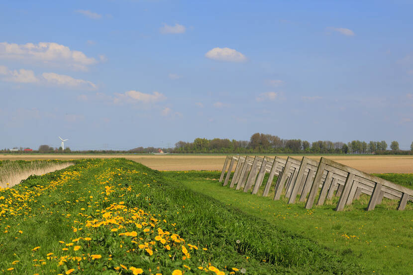 Schokkerhaven, onderdeel van Werelderfgoed Schokland.