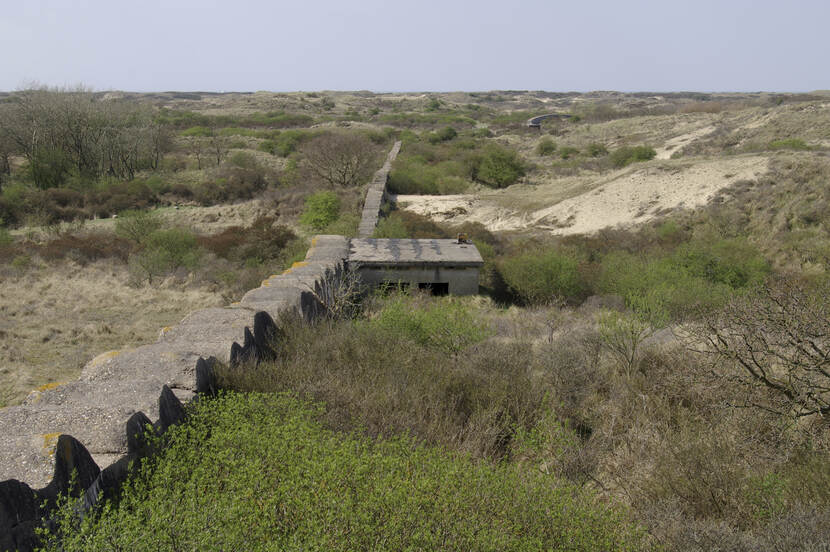 Overblijfselen van de Atlantikwall bij Katwijk