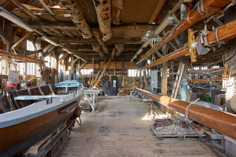 Bouwloods van scheepswerf C.A. Meerman in Arnemuiden