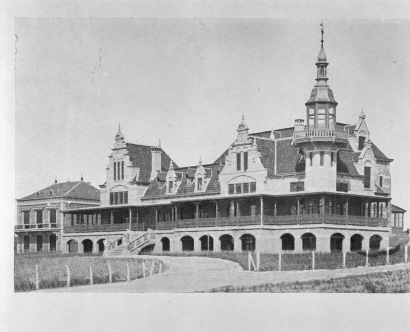 Aanzicht van het Badpaviljoen, Domburg, 1887
