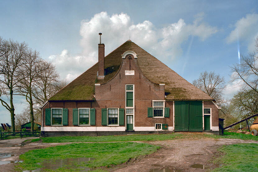 Stolpboerderij in Broedersbouw Oostdijk Beemster