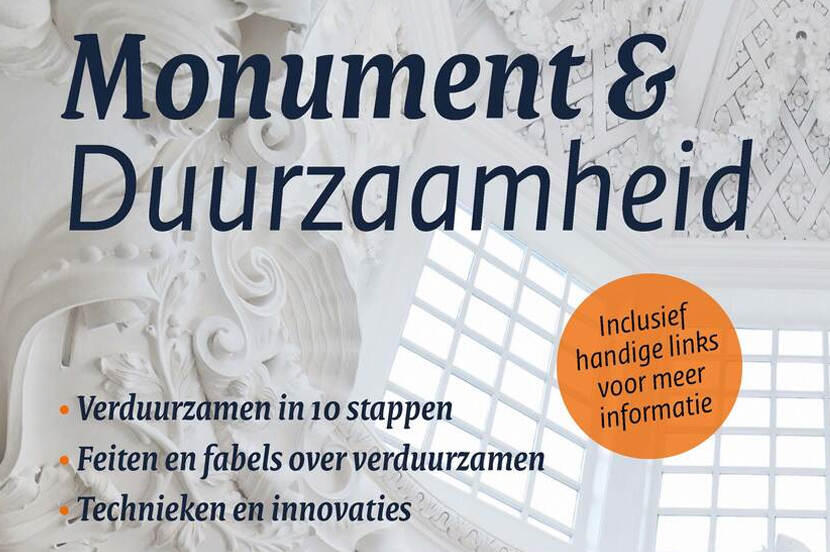 Cover van Magazine Monument & Duurzaamheid