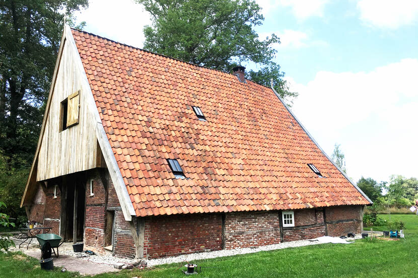 Het gerestaureerde Wönnershoes op landgoed De Kuper bij Enschede.