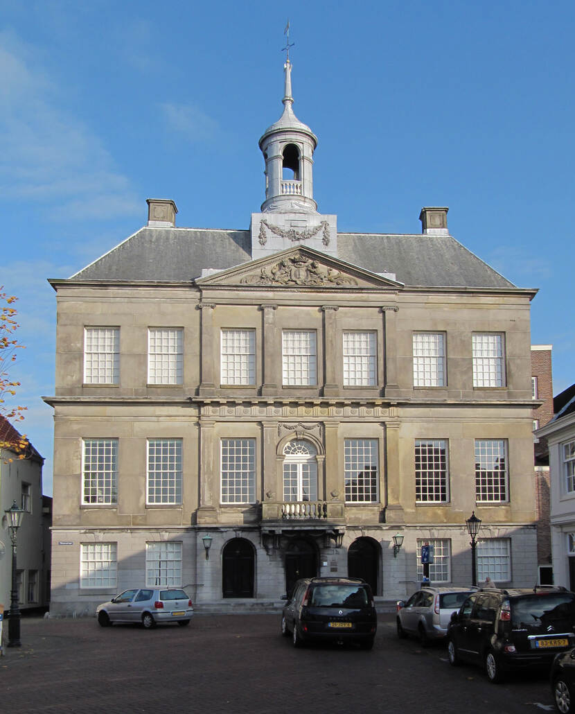 Foto van het raadhuis van Weesp