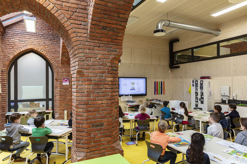De Adrianuskerk in Esbeek werd in 2019 getransformeerd tot school.