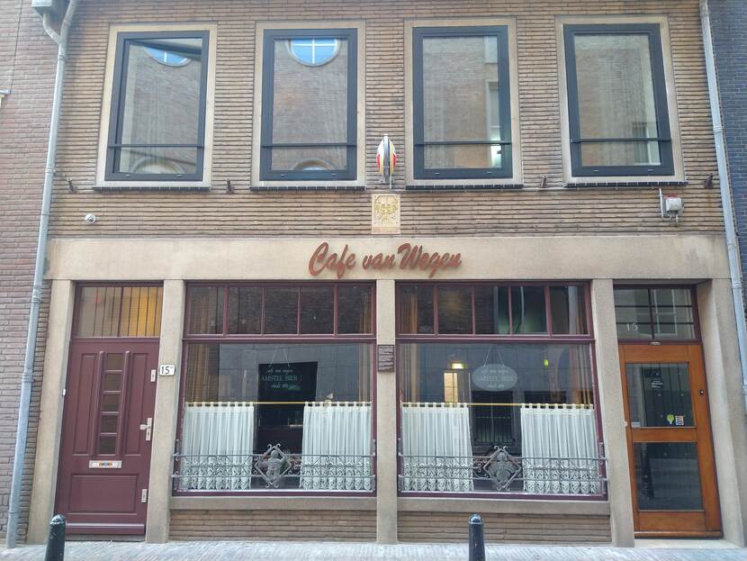 Vooraanzicht Cafe van Wegen UTrecht