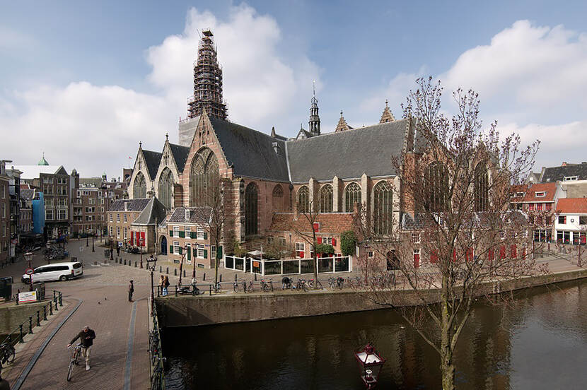 Foto van de Oude Kerk, Amsterdam