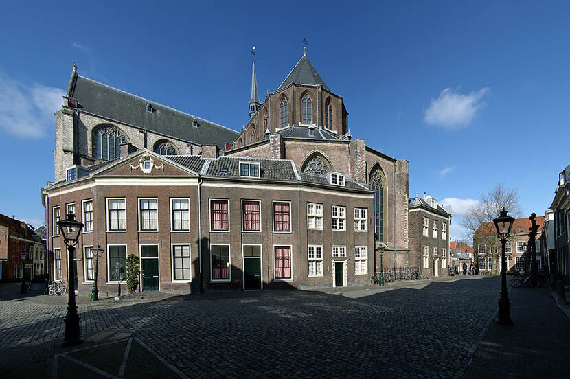 Foto van de Pieterskerk, Leiden