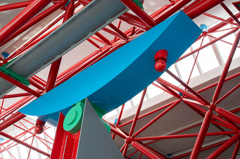 Station Lelystad Centrum detail draagconstructie dak