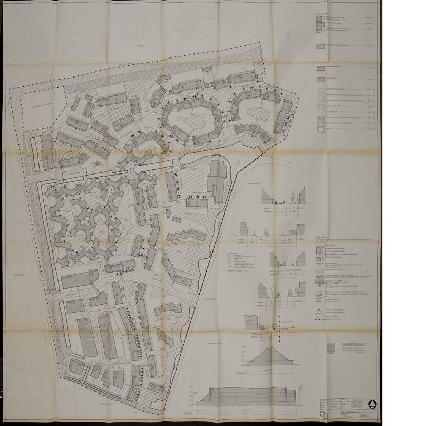 plankaart van de wijk doorslag in Nieuwegein