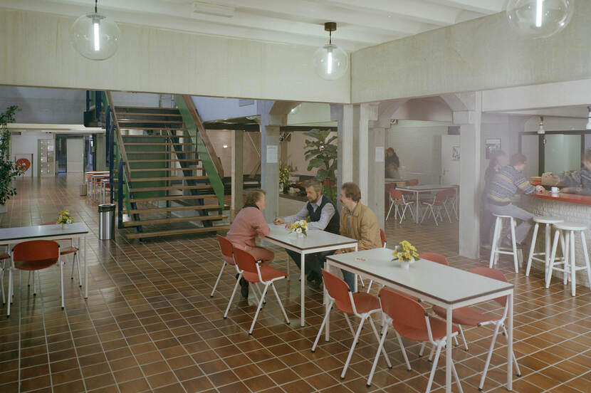 Interieur van de Musketon in 1984