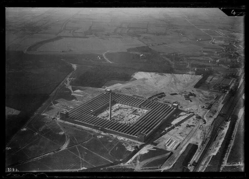 Oude luchtfoto van Ede, 1920 - 1940
