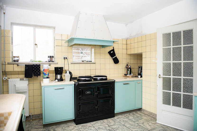 De keuken in de 'Villa van Buisman'