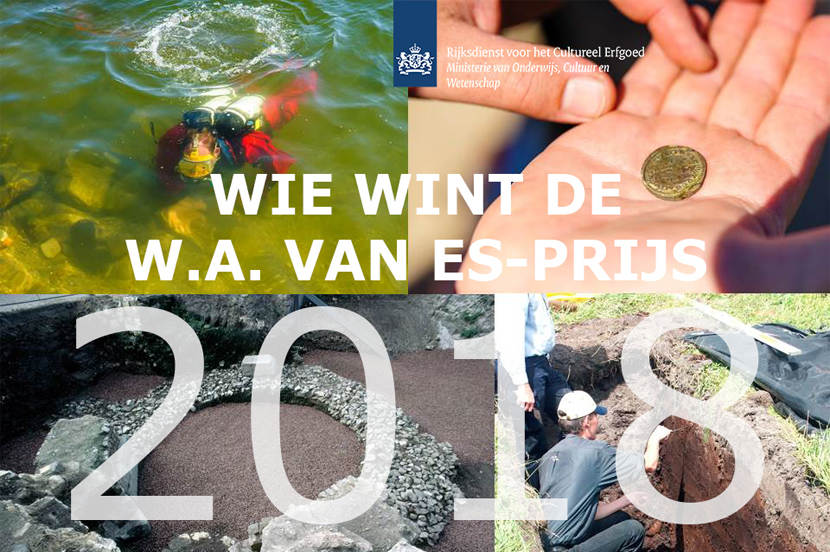 Wie wint de W.A. van Es-prijs 2018?