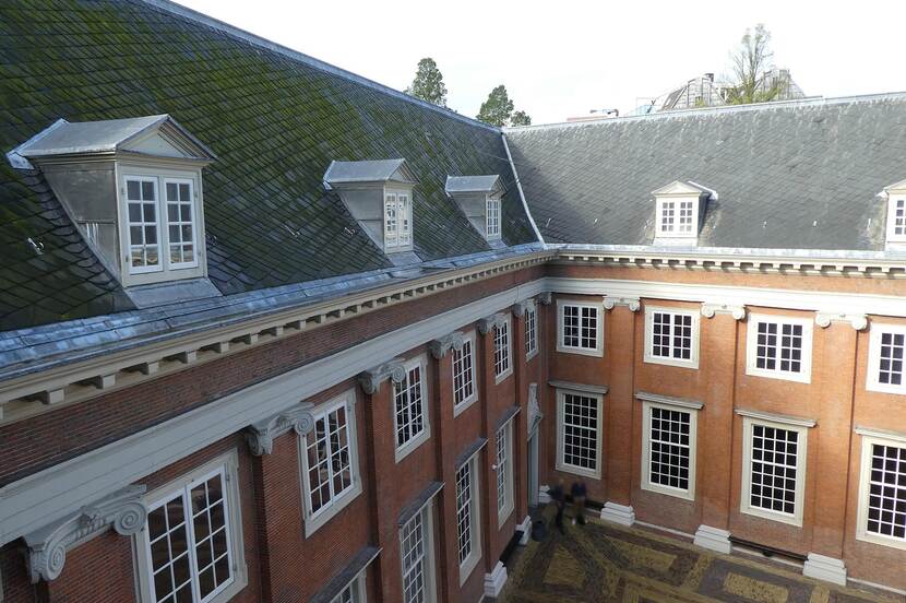 foto van binnenplaats van historisch gebouw Amsterdam Museum