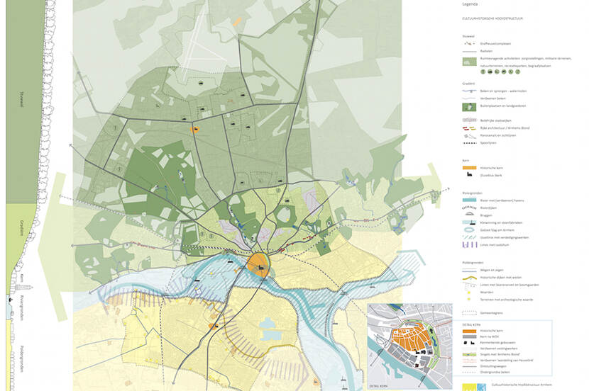 Schematische afbeelding van de cultuurhistorische Kansenkaart