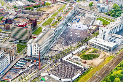 Evenement op het Strijp-S-terrein