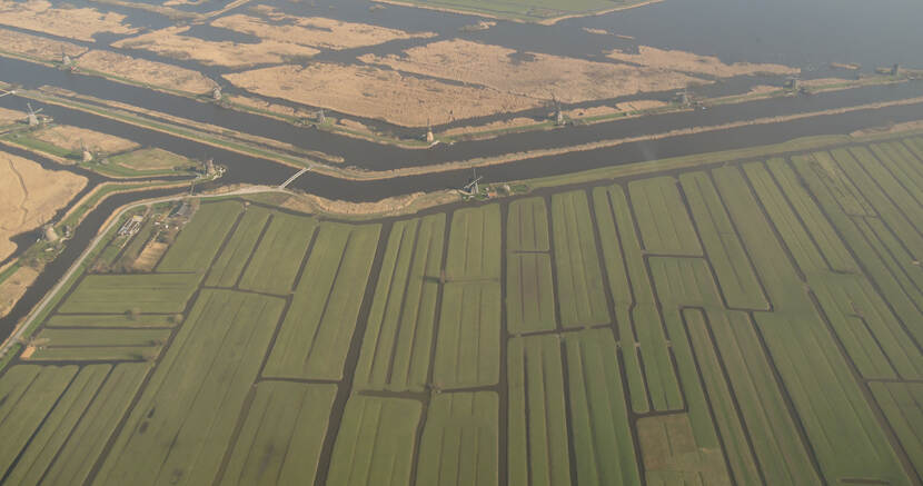 Luchtfoto Kinderdijk