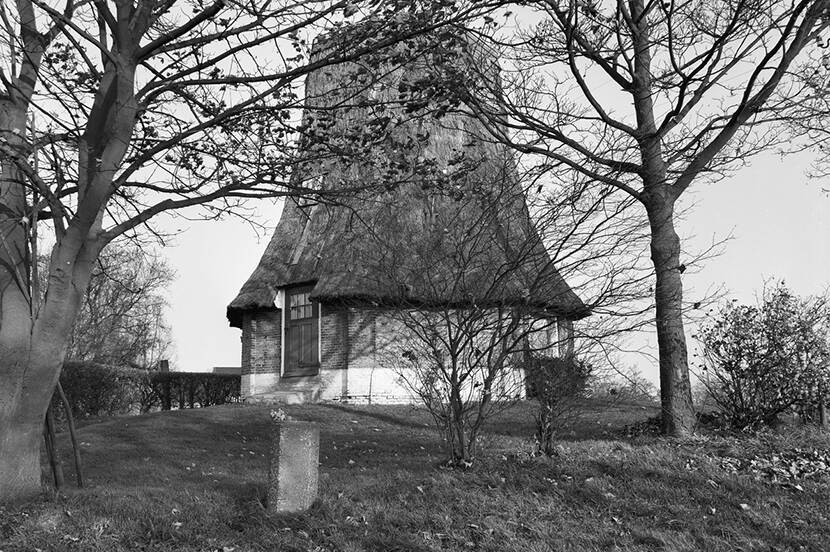 Archieffoto van de oude molen de Hersteller