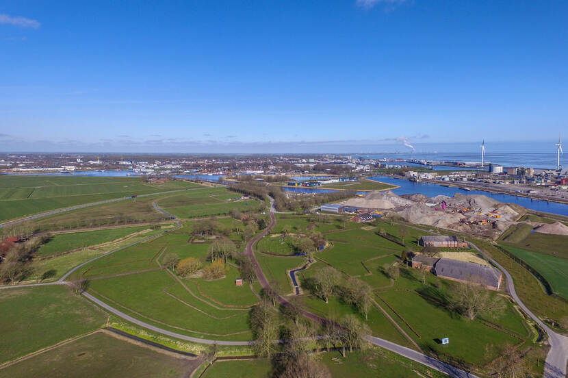 Luchtfoto van Weiwerd