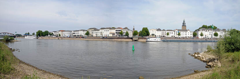 De IJsselkade in Zutphen.